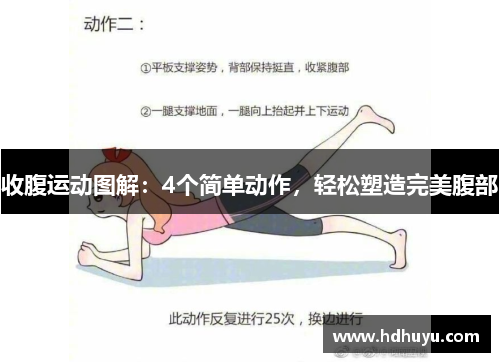 收腹运动图解：4个简单动作，轻松塑造完美腹部